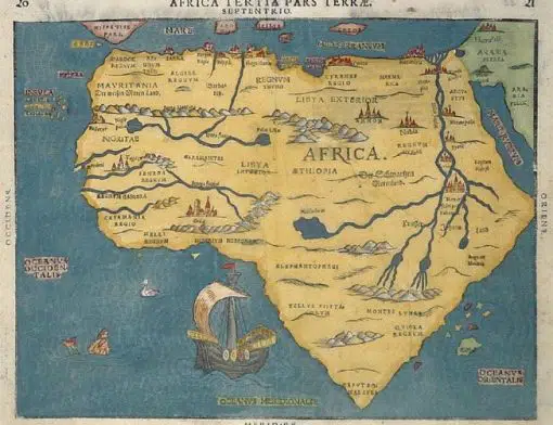 roteiros personalizados, mapa da Africa